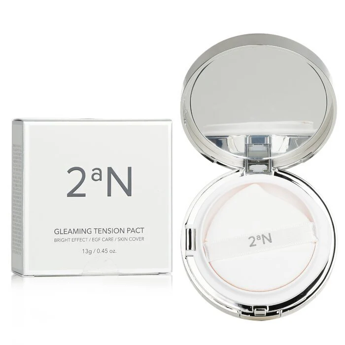 2aN Gleaming Tension Pact SPF 37 - # 23 Natural Beige 13g/0.45oz - Image 2