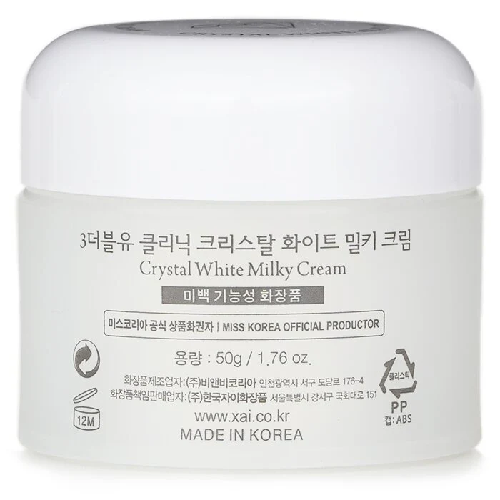 3W Clinic Crystal White Milky Cream 50g - Image 3