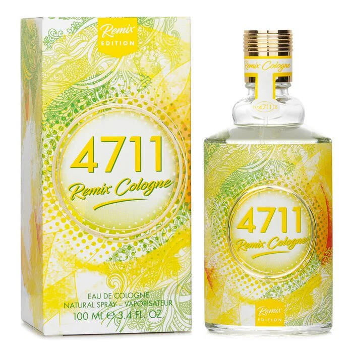 4711 Remix Cologne Lemon Eau De Cologne Spray 100ml - Image 2