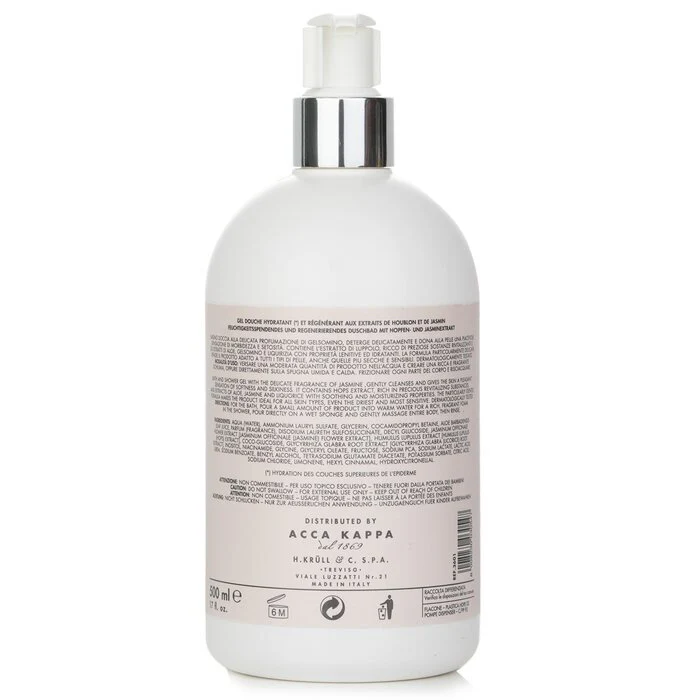 Acca Kappa Jasmine & Water Lily Bath & Shower Gel 500ml - Image 3
