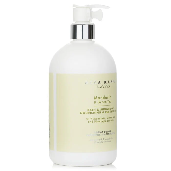 Acca Kappa Mandarin & Green Tea Bath & Shower Gel 500ml - Image 2