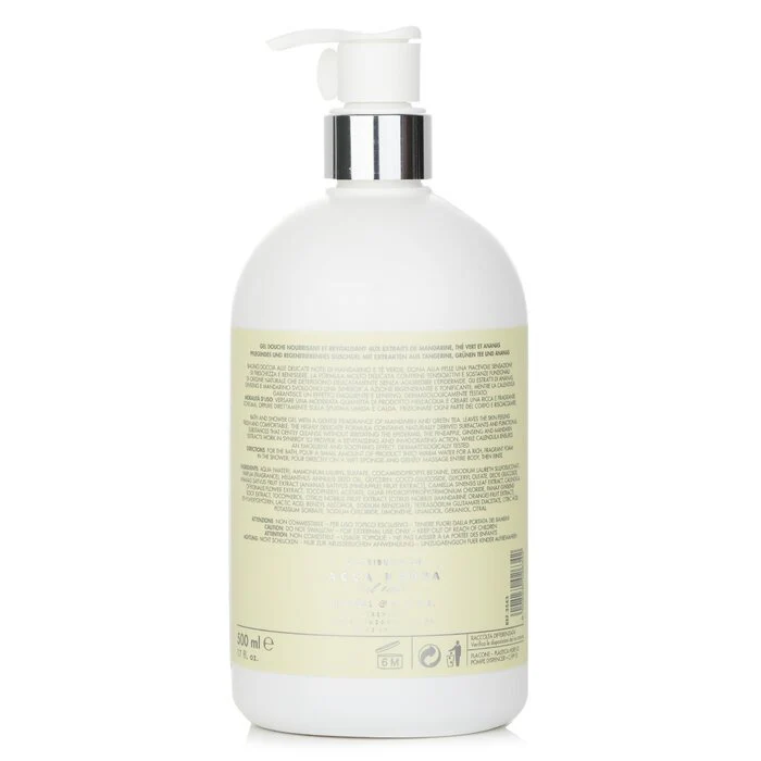 Acca Kappa Mandarin & Green Tea Bath & Shower Gel 500ml - Image 3