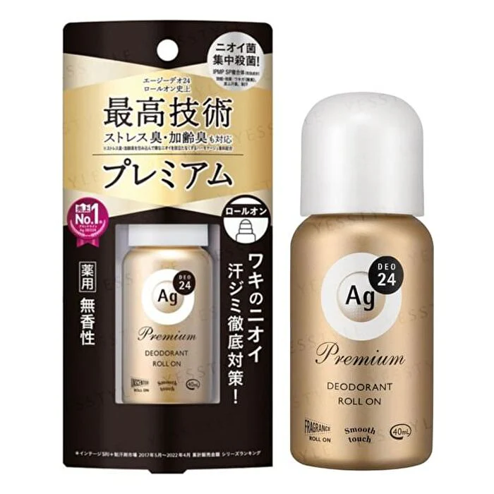 Ag Deo 24 Premium Deodorant Roll On - Fragrance Free - 40ml