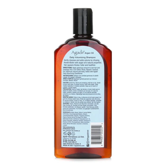 Agadir Argan Oil Daily Volumizing Shampoo (All Hair Types) 366ml/12.4oz - Image 3