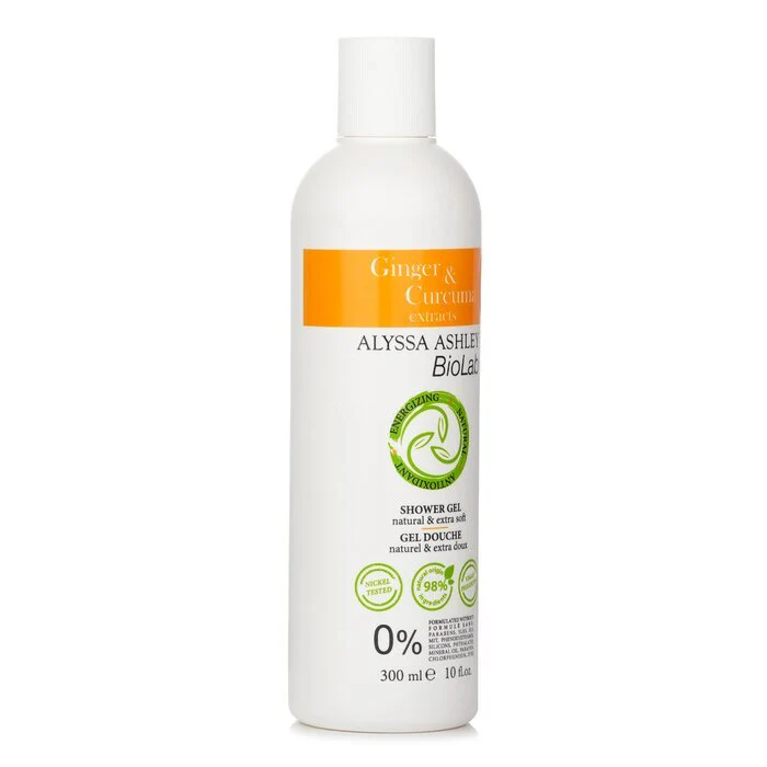 Alyssa Ashley Biolab Ginger & Curcuma Shower Gel 300ml/10oz - Image 2
