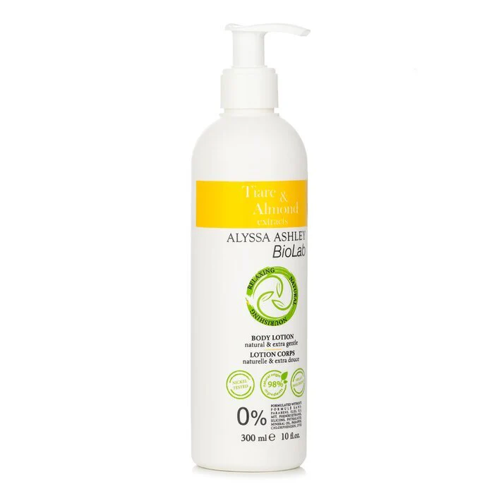 Alyssa Ashley Biolab Tiarè & Almond Body Lotion 300ml/10oz - Image 2