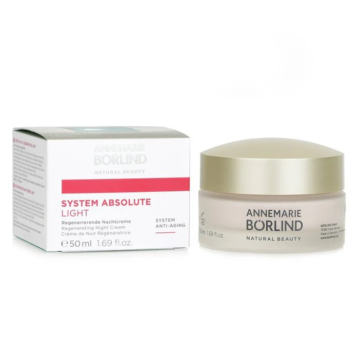 Annemarie Borlind System Absolute System Anti-Aging Regenerating Night Cream Light - For Mature Skin 50ml - Image 2