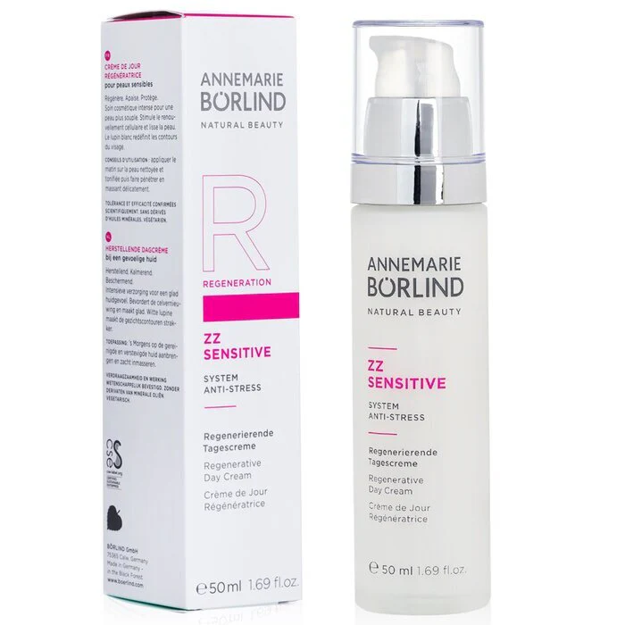 Annemarie Borlind ZZ Sensitive System Anti-Stress Regenerative Day Cream - For Sensitive Skin 50ml/1.69oz - Image 2