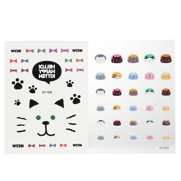 April Korea April Nail + Hand Tattoo - # ST-01K 1pc - Image 2