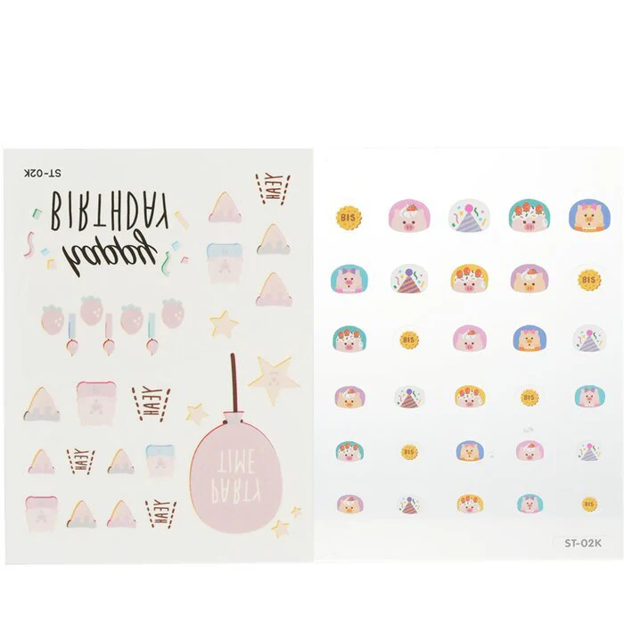 April Korea April Nail + Hand Tattoo - # ST-02K 1pc - Image 2