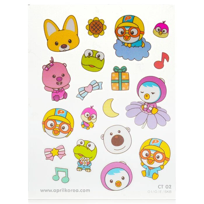 April Korea Pororo Body Sticker -  CT02 1pc - Image 2