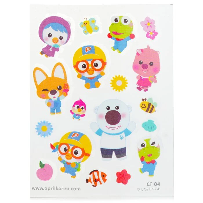 April Korea Pororo Body Sticker -  CT04 1pc - Image 2