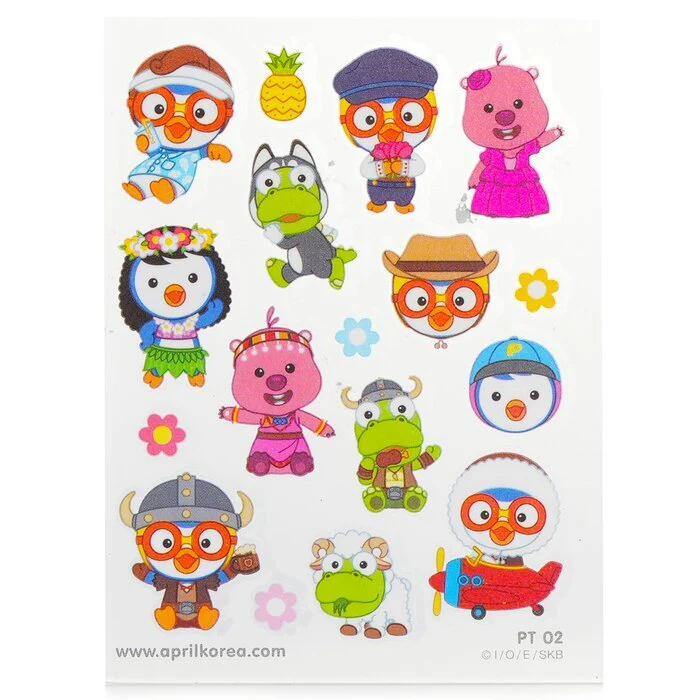 April Korea Pororo Body Sticker - PT02 1pc - Image 2