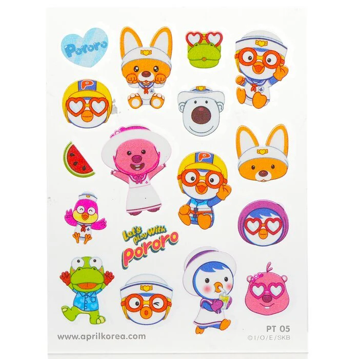 April Korea Pororo Body Sticker - PT05 1pc - Image 2