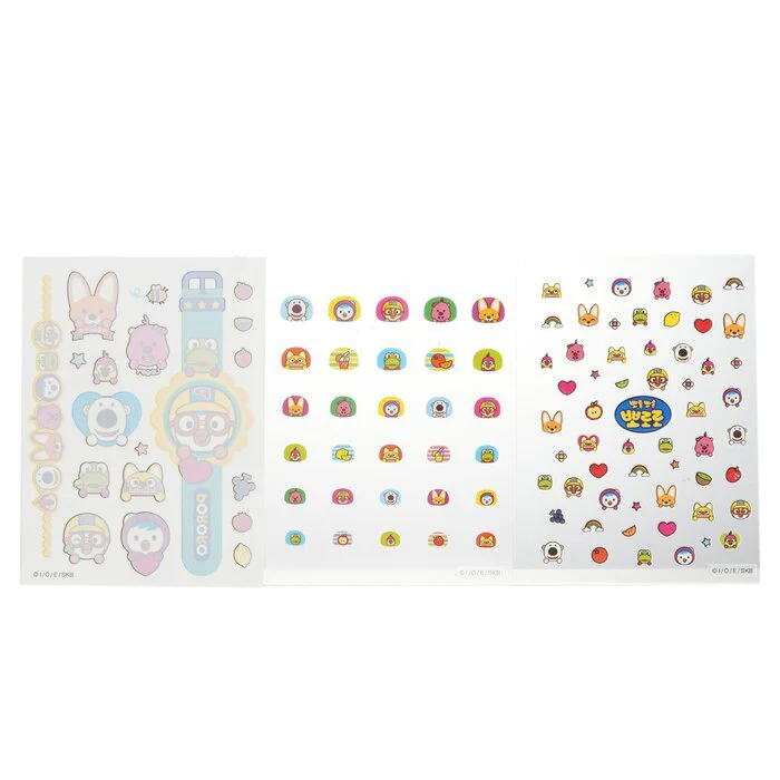 April Korea Pororo Nail + Hand Tattoo - # SPR 01 1pc - Image 2