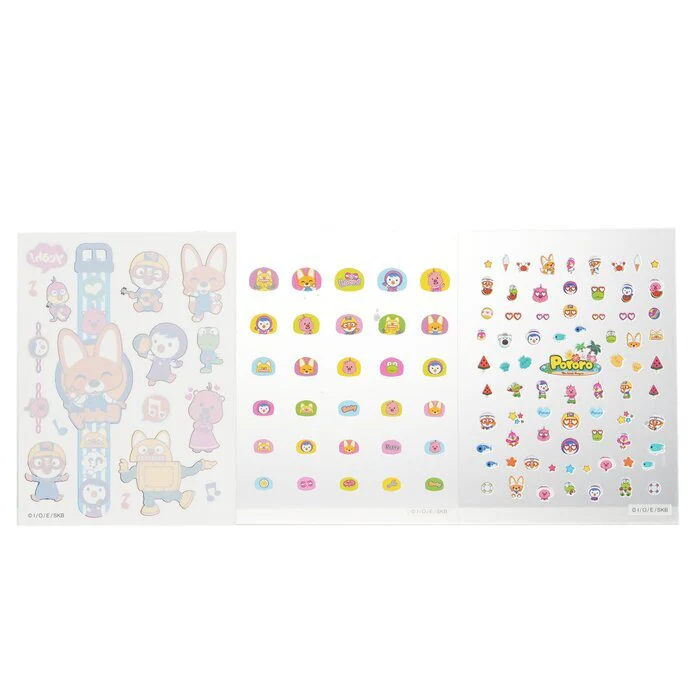 April Korea Pororo Nail + Hand Tattoo - # SPR 04 1pc - Image 2