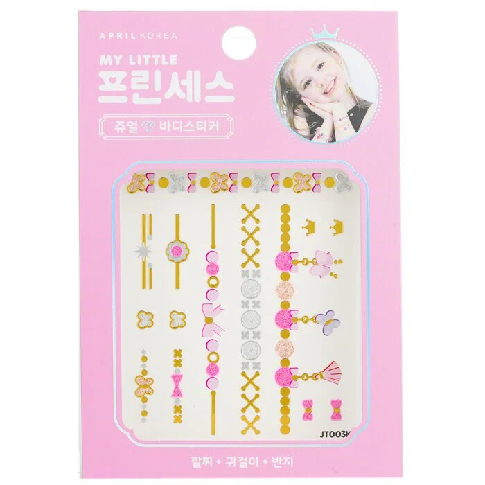April Korea Princess Jewel Body Sticker - JT003K 1pc