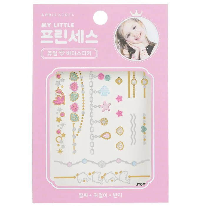 April Korea Princess Jewel Body Sticker - JT005K 1pc