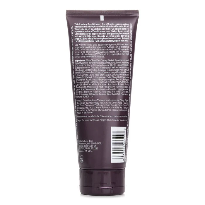 Aveda Invati Ultra Advanced Conditioner Rich 200ml - Image 3