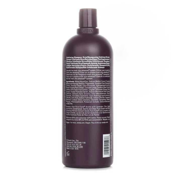 Aveda Invati Ultra Advanced Exfoliating Shampoo Rich (For Thinning Hair) 1000ml - Image 3