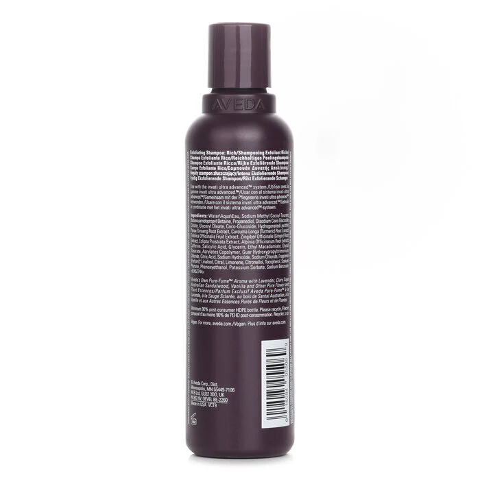 Aveda Invati Ultra Advanced Exfoliating Shampoo Rich (For Thinning Hair) 200ml - Image 3