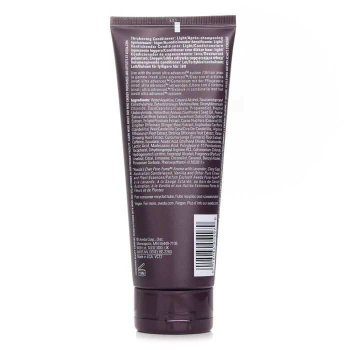 Aveda Invati Ultra Advanced Thickening Conditioner Light (For Thinning Hair) 200ml - Image 3