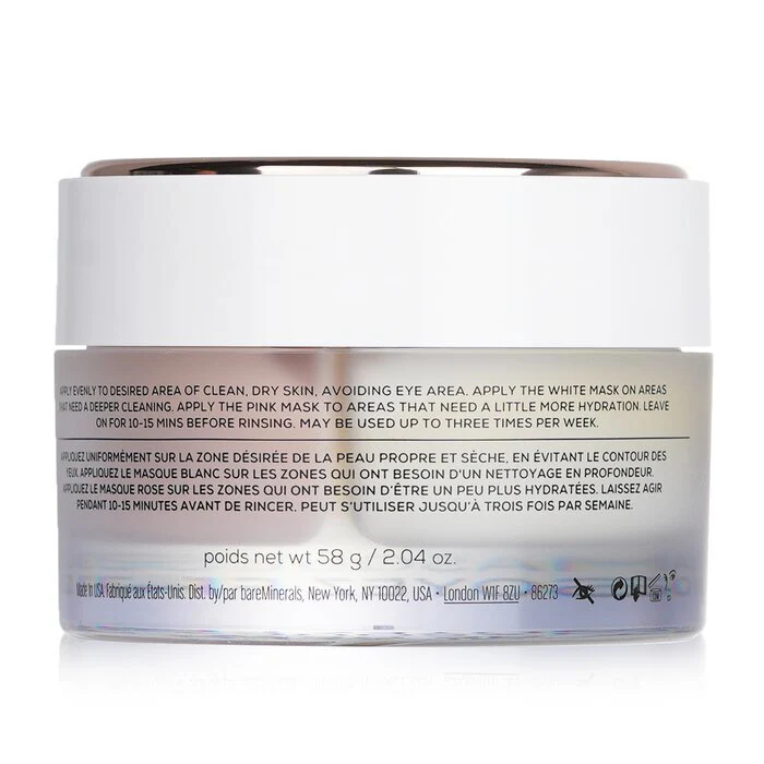 BareMinerals Claymates Be Pure & Be Dewy Mask Duo 58g/2.04oz - Image 3