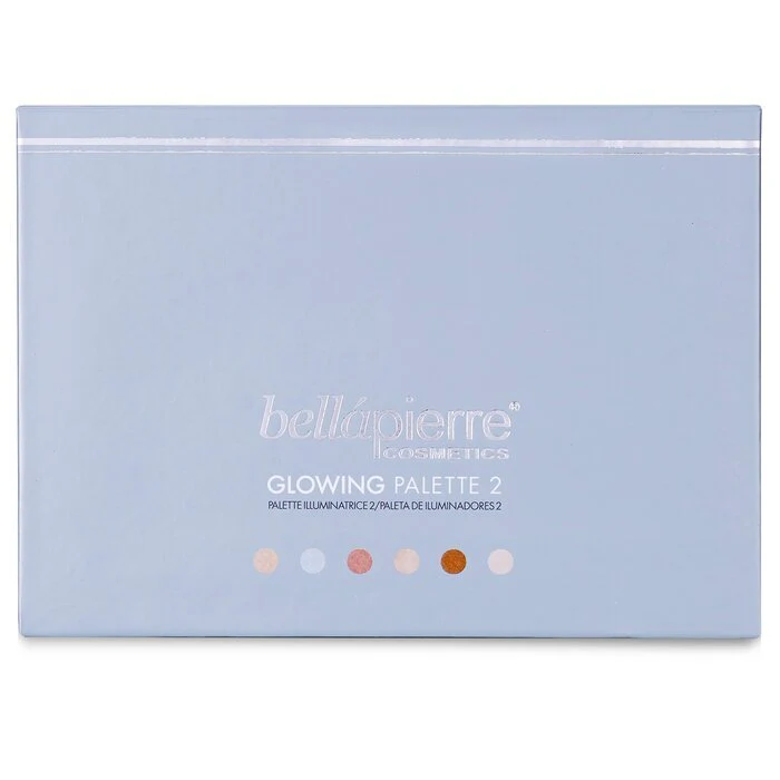Bellapierre Cosmetics Glowing Palette 2 (6x Illuminator) 17.28g/0.6oz - Image 3