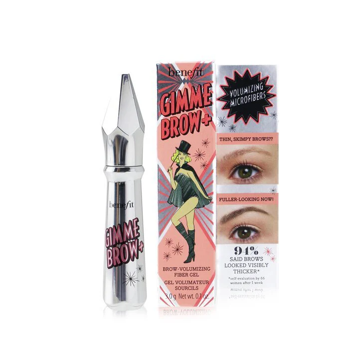 Benefit Gimme Brow+ Volumizing Fiber Gel - #4.5 (Neutral Deep Brown) 3g/0.1oz - Image 2