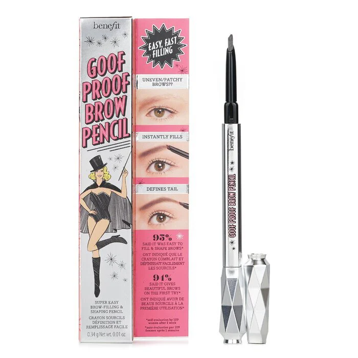 Benefit Goof Proof Brow Pencil - # 4.5 (Neutral Deep Brown) 0.34g/0.01oz - Image 2