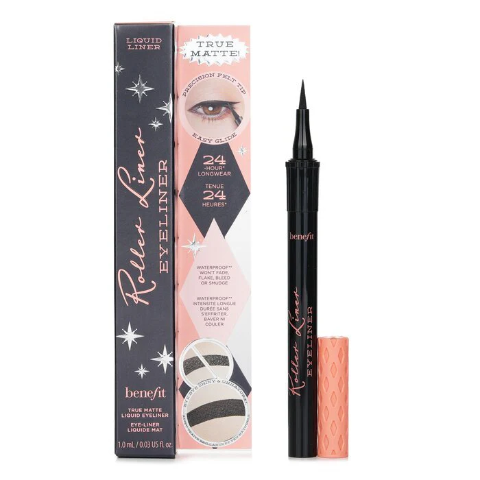 Benefit Roller Liner Liquid Eyeliner - # Black 1ml/0.03oz - Image 2