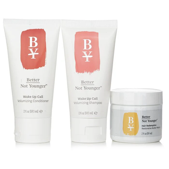 Better Not Younger Volume + Strength Minis Discovery Kit 59.1ml/2oz x3 - Image 2