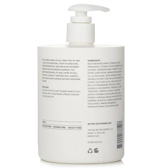 Better Not Younger Wake Up Call Volumizing Conditioner 473ml/16oz - Image 3