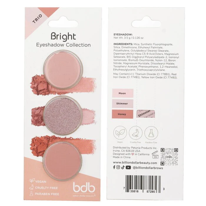 Billion Dollar Brows Eyeshadow Collection Trio - #Bright 3.5g/0.126oz - Image 3
