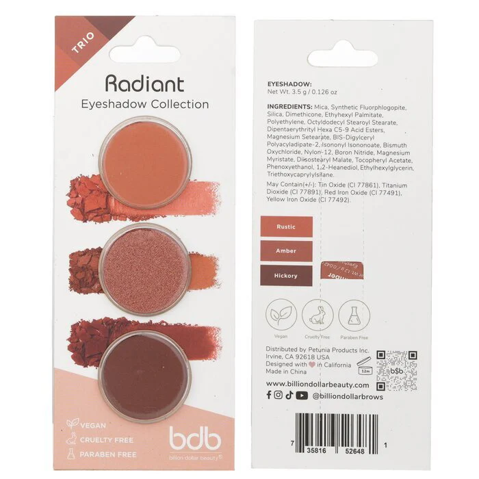Billion Dollar Brows Eyeshadow Collection Trio - #Radiant 3.5g/0.126oz - Image 3