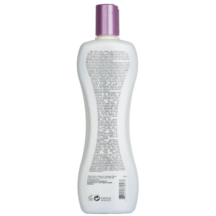 BioSilk Color Therapy Cool Blonde Shampoo 355ml/12oz - Image 3
