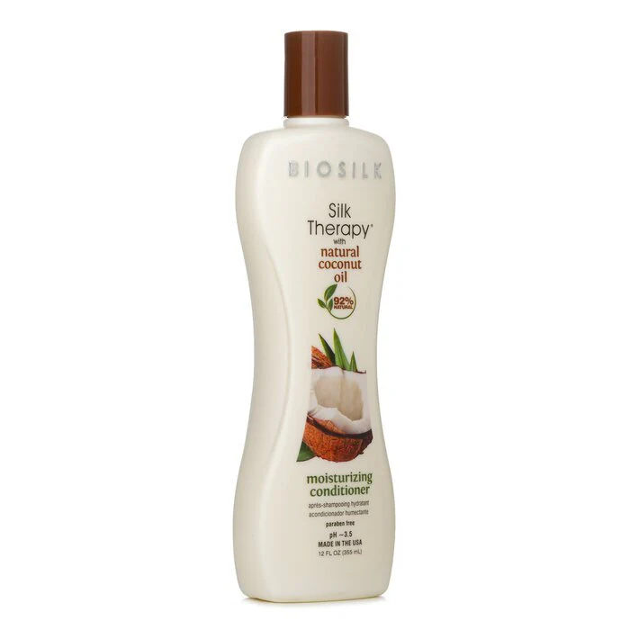 BioSilk Silk Therapy with Coconut Oil Moisturizing Conditioner 355ml/12oz - Image 2