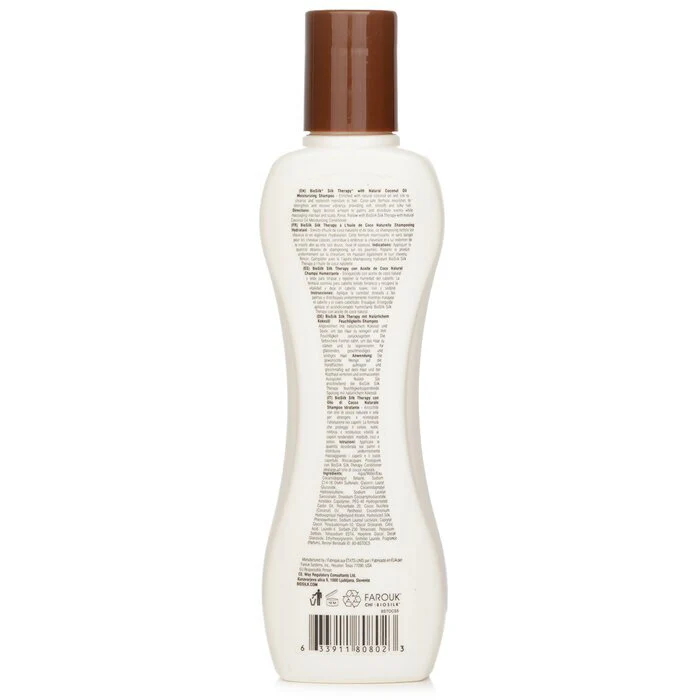 BioSilk Silk Therapy with Coconut Oil Moisturizing Shampoo 167ml/5.64oz - Image 3