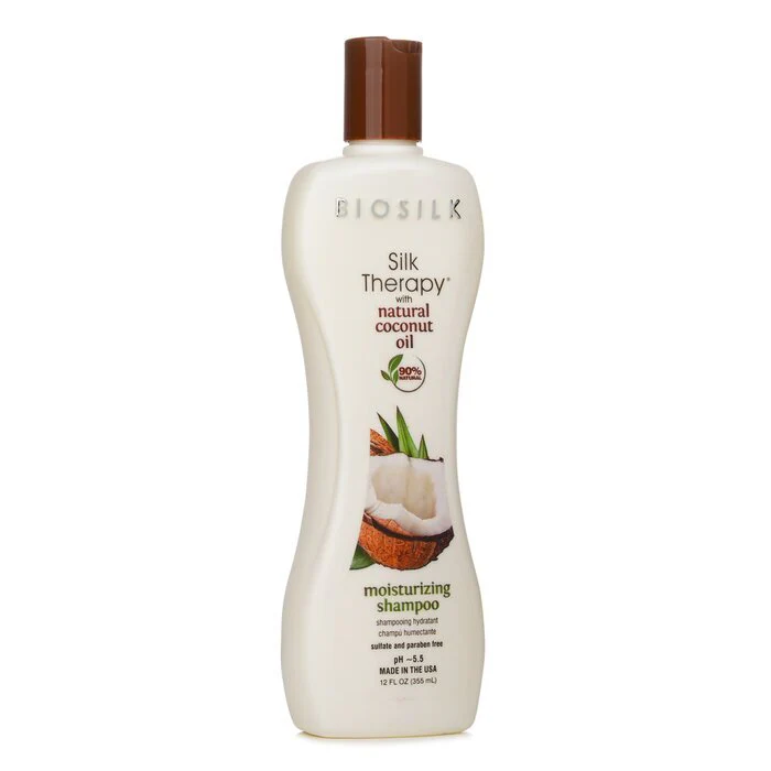 BioSilk Silk Therapy with Coconut Oil Moisturizing Shampoo 355ml/12oz - Image 2