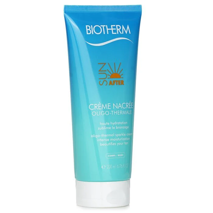 Biotherm Oligo-Thermale Sparkle Cream Intense Moisturization Beautifies Your Tan 200ml - Image 2