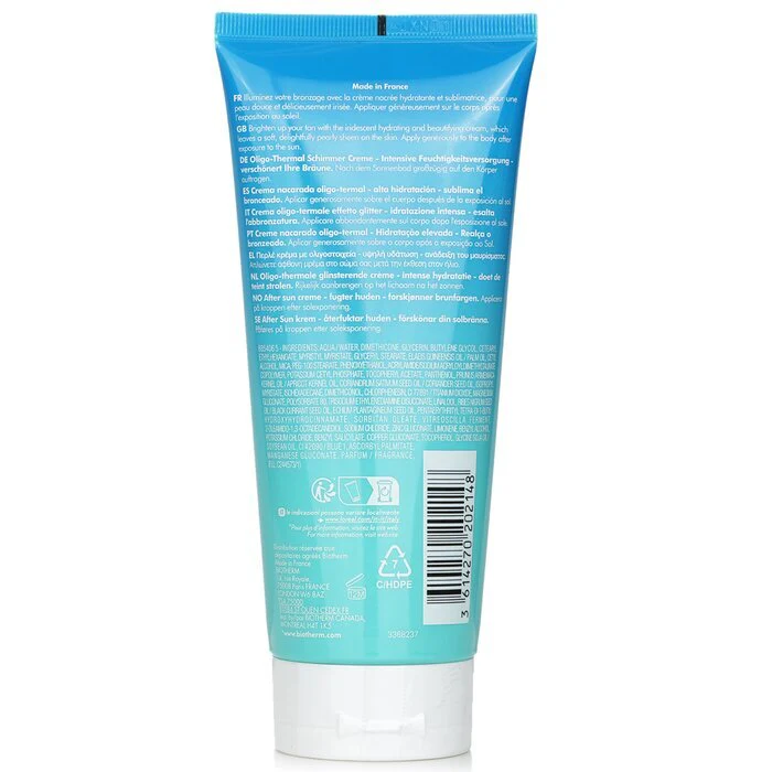 Biotherm Oligo-Thermale Sparkle Cream Intense Moisturization Beautifies Your Tan 200ml - Image 3