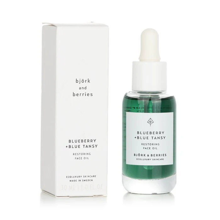 Bjork & Berries Blueberry+ Blue Tansy Restoring Face Oil 30ml/1oz - Image 2