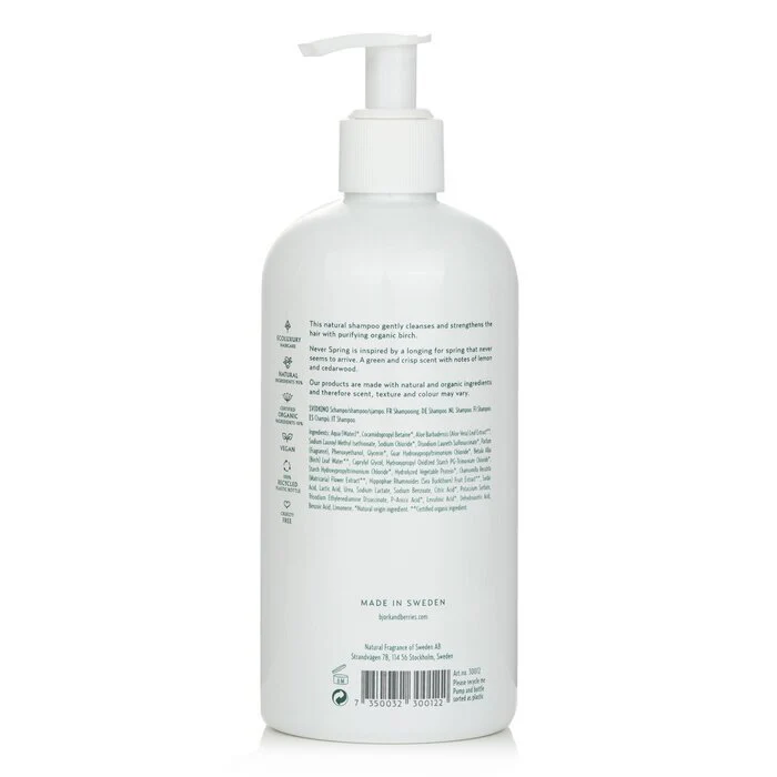 Bjork & Berries Never Spring Shampoo 400ml/13.5oz - Image 3