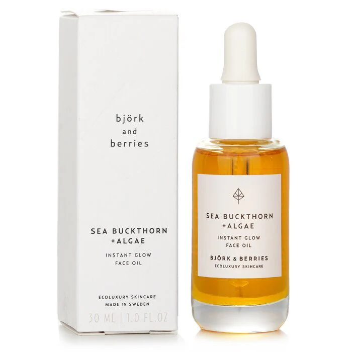 Bjork & Berries Sea Buckthorn+ Algae Instant Glow Face Oil 30ml/1oz - Image 2