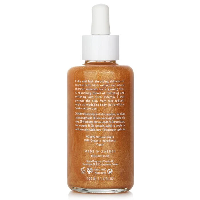 Bjork & Berries Shimmer Oil 100ml/3.4oz - Image 3