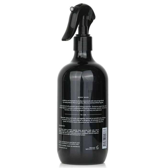 BONDI WASH Tasmanian Pepper & Lavender Hand Spray 500ml - Image 3