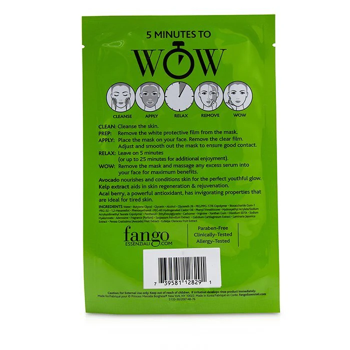 Borghese Fango Essenziali Moisturize Treatment Sheet Masks 4x25ml/0.83oz - Image 3