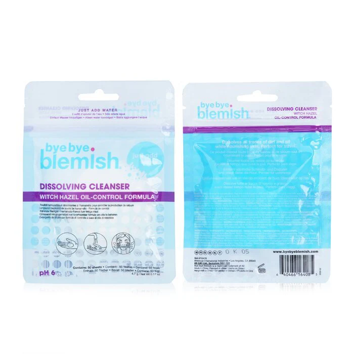 Bye Bye Blemish Dissolving Cleanser 50sheets - Image 2