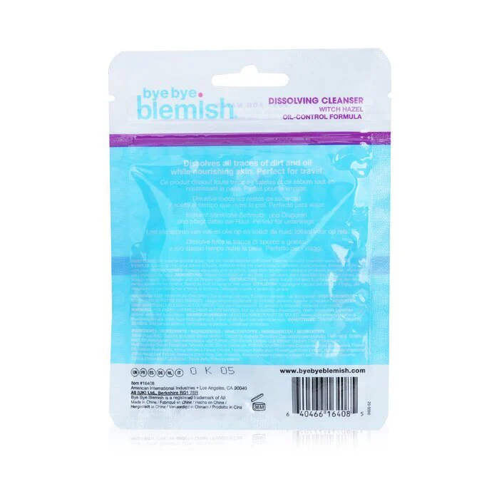 Bye Bye Blemish Dissolving Cleanser 50sheets - Image 3