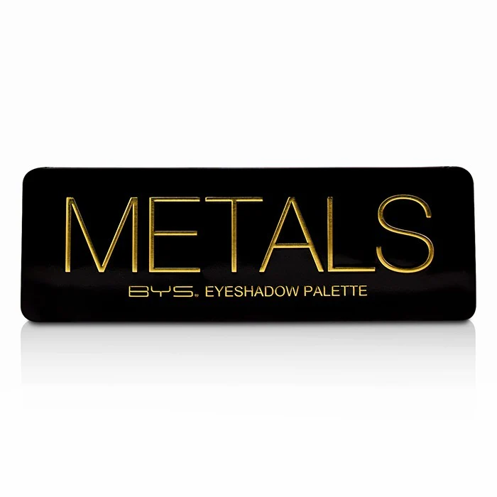 BYS Eyeshadow Palette (12x Eyeshadow, 2x Applicator) - Metals 12g/0.42oz - Image 2